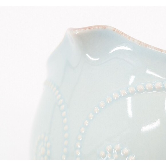 Lenox French Perle Beaded Light Blue Gravy Boat - Picture 8 of 8